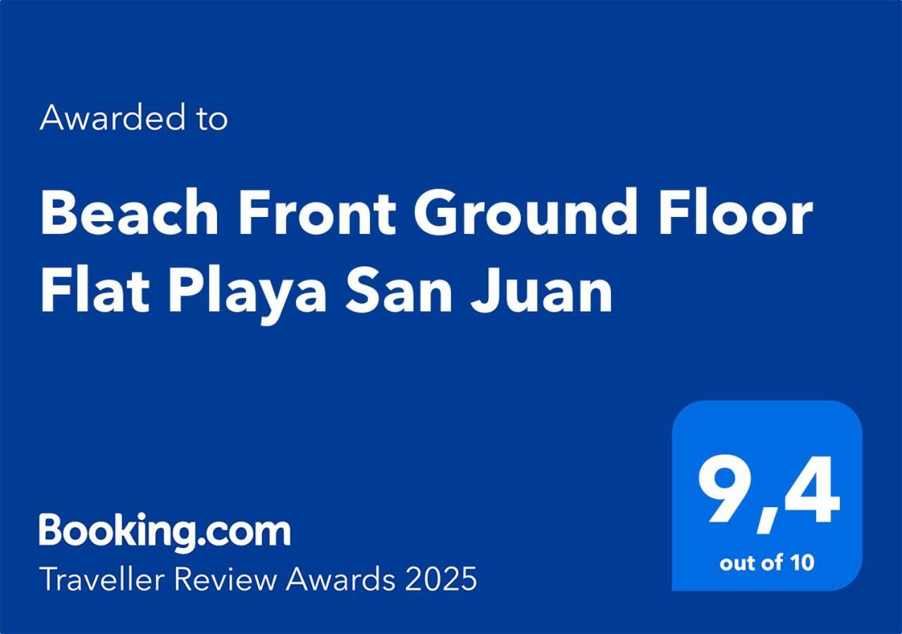 Beach Front Ground Floor Flat Playa San Juan El Campello Buitenkant foto
